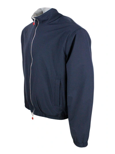 Kiton Jackets In Blue