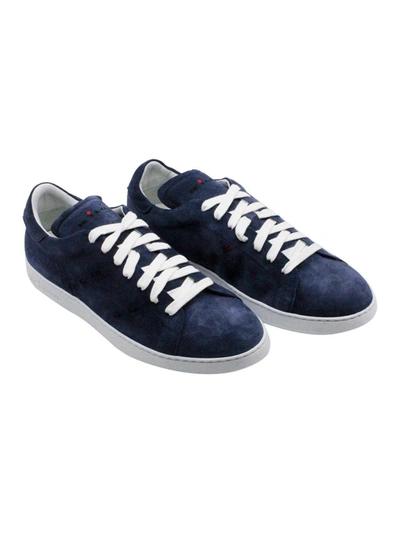 Shop Kiton Sneakers In Blue