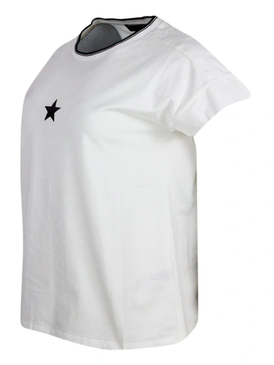 Shop Lorena Antoniazzi T-shirts And Polos In Cream