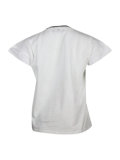 Shop Lorena Antoniazzi T-shirts And Polos In Cream