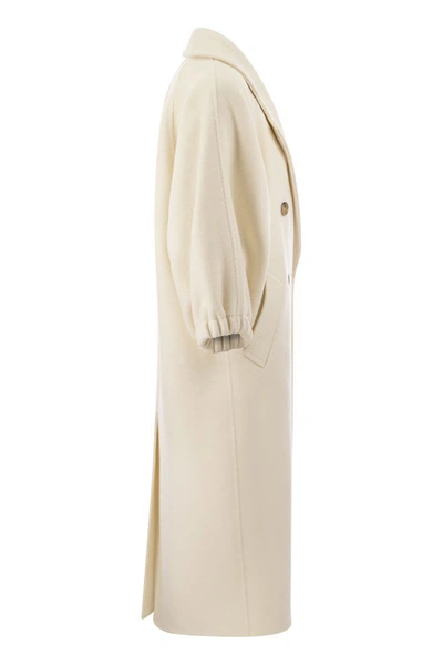 Shop Max Mara Zaffo - Cashmere Coat In White
