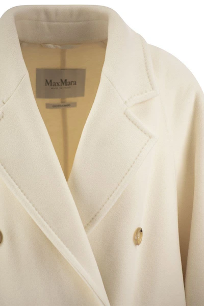 Shop Max Mara Zaffo - Cashmere Coat In White