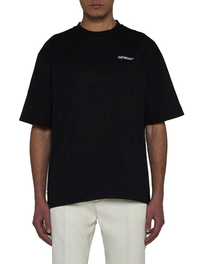 Shop Off-white Off White T-shirts And Polos In Black