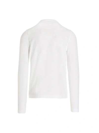 Shop Zanone Ice Cotton Long-sleeve T-shirt In White