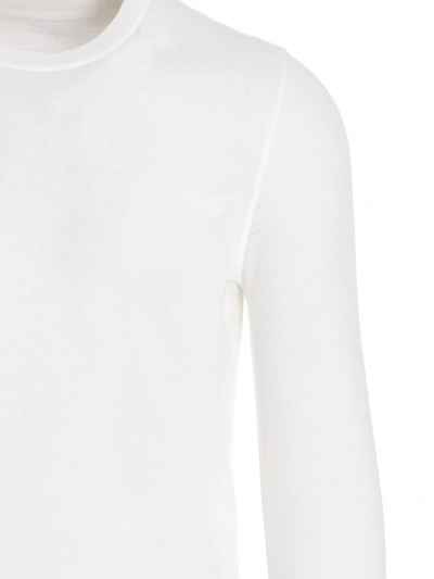 Shop Zanone Ice Cotton Long-sleeve T-shirt In White