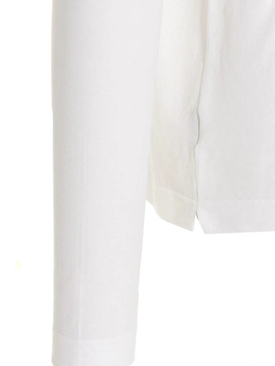 Shop Zanone Ice Cotton Long-sleeve T-shirt In White