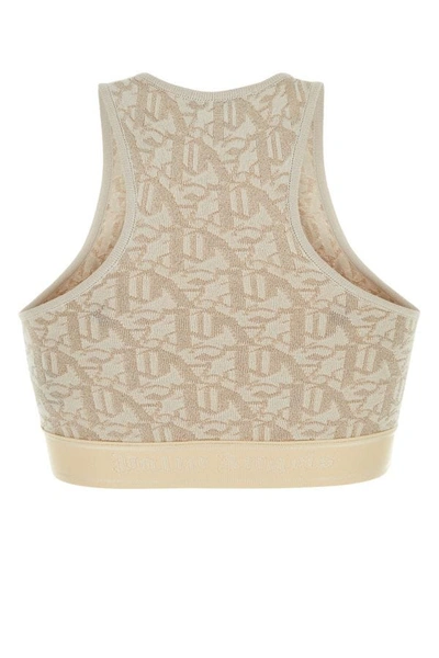 Palm Angels Embroidered Viscose Blend Top In Multicolor