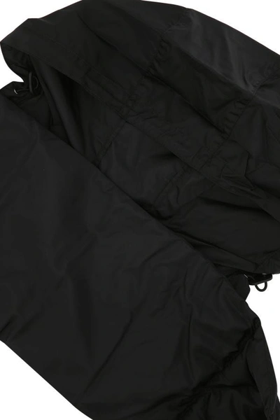 Shop Prada Woman Black Re-nylon Padded Scarf