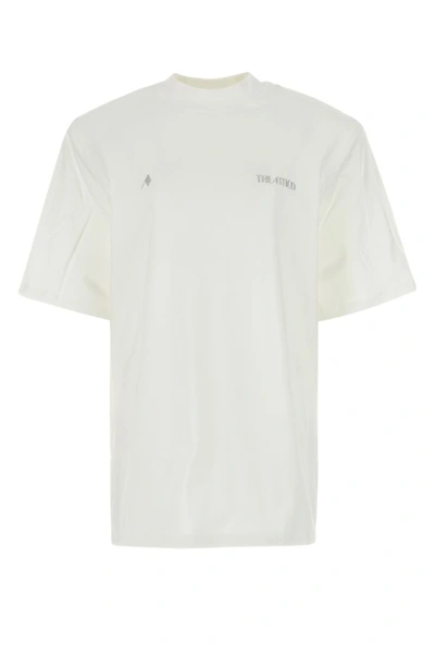 Shop Attico The  Woman White Cotton Kilie Oversize T-shirt