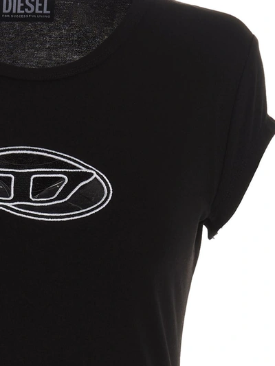 Shop Diesel 'd-'' Dress In Black