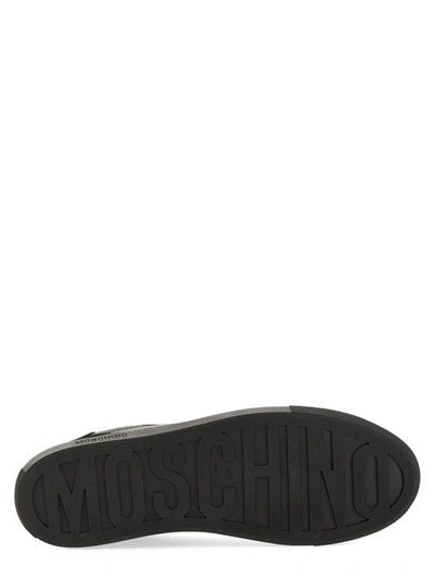 Shop Moschino Sneaker With Logo In Black