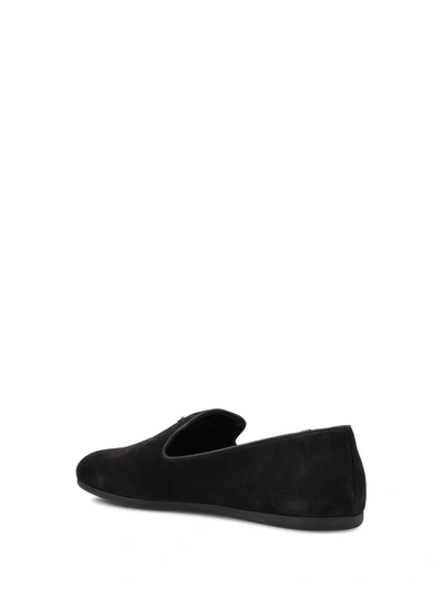 Shop Prada Flat Shoes In Black