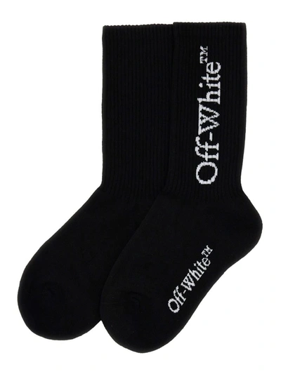 Shop Off-white Sock With Logo In Black