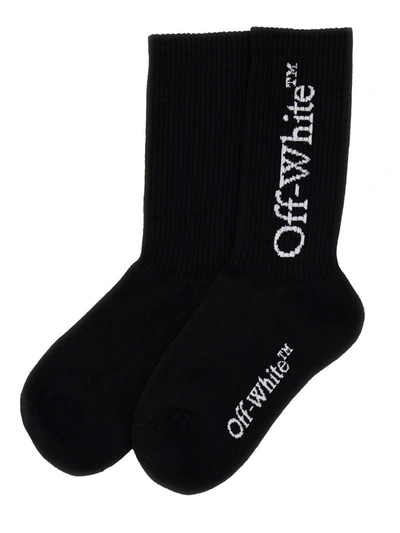 Shop Off-white Sock With Logo In Black