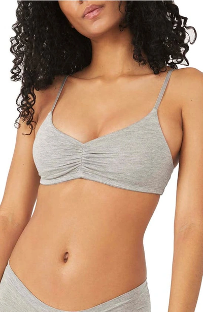 Shop Free People Intimately Fp The Essential Stretch Modal Bra In Grey