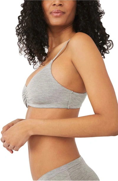 Shop Free People Intimately Fp The Essential Stretch Modal Bra In Grey
