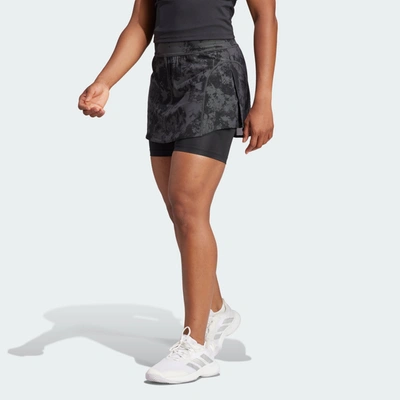 Shop Adidas Originals Women's Adidas Tennis Paris Match Skirt In Grey