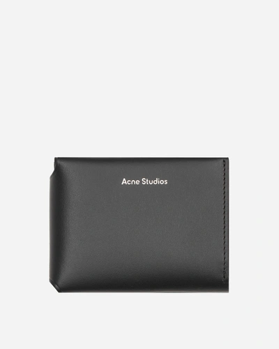 Shop Acne Studios Folded Card Wallet In Black