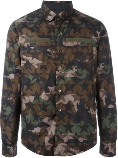 Valentino Military Green Camouflage Jacket