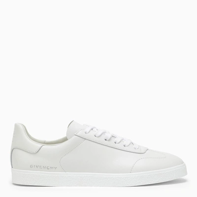 Givenchy Town White Leather Trainer In White