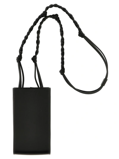 Shop Jil Sander 'tangle' Smartphone Holder In Black