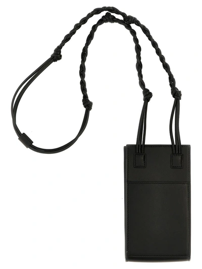 Shop Jil Sander 'tangle' Smartphone Holder In Black