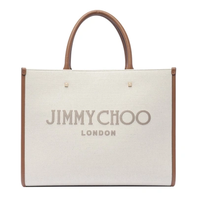 Shop Jimmy Choo Bags In Beige