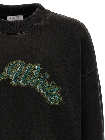 Shop Off-white 'green Bacchus Skate' Sweatshirt In Gray