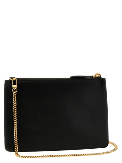 Shop Pinko 'classic Flat Love Bag Simply' Clutch In Black