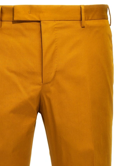 Shop Pt Torino 'dieci' Pants In Yellow