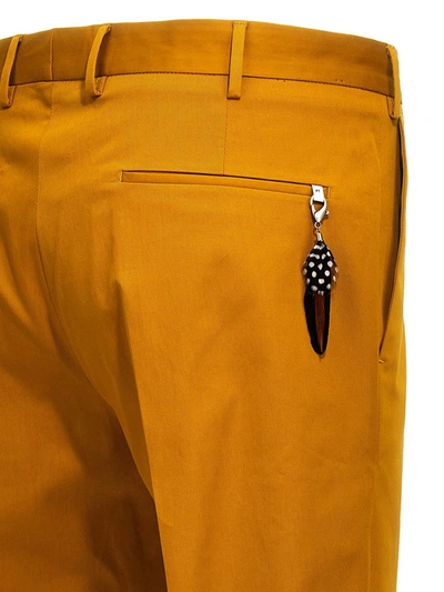 Shop Pt Torino 'dieci' Pants In Yellow