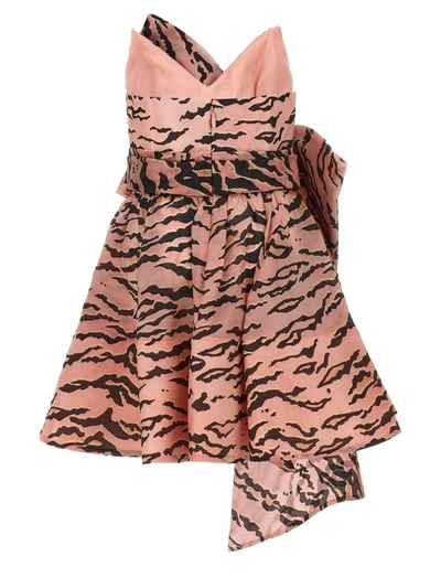Shop Zimmermann 'matchmaker Bow Mini' Dress In Pink
