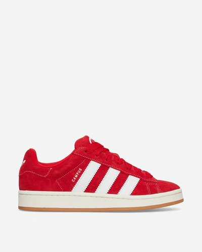 Shop Adidas Originals Campus 00s Sneakers Better Scarlet / Cloud White / Off White In Multicolor