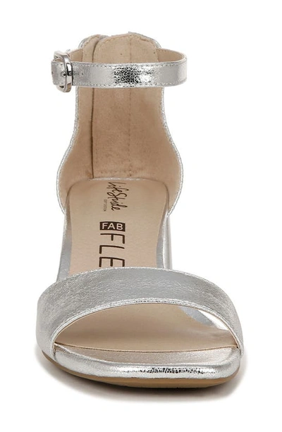 Shop Lifestride Cassidy Ankle Strap Sandal In Silver