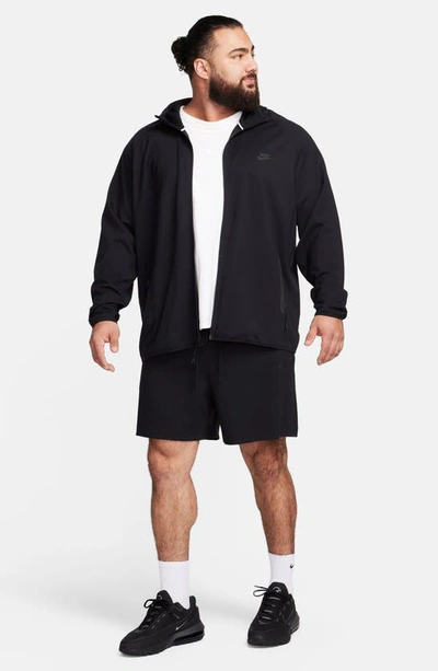 Shop Nike Lightweight Tech Knit Shorts In Black/ Black