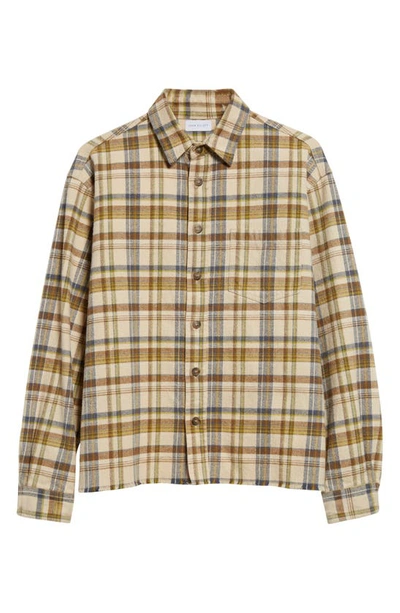 Shop John Elliott Hemi Oversize Plaid Flannel Button-up Shirt In Highland