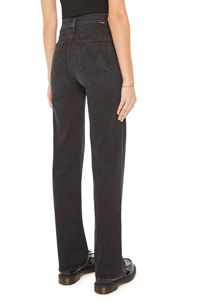 Shop Mother The Rambler Patch Pocket High Waist Straight Leg Jeans In Vroom
