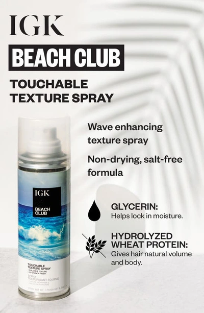 Igk Mini Beach Clubvolume Texture Spray 1.7 oz/ 60 ml