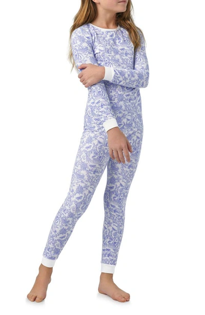 Bedhead Pajamas Unisex Kids Cotton Stretch Long Sleeve Pajama Set - Little Kid, Big Kid In Fairytale Forest