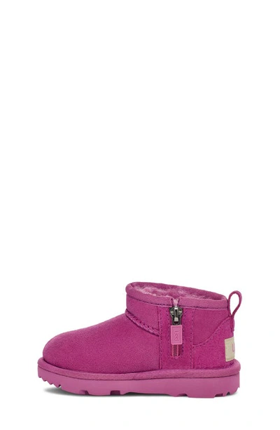 Shop Ugg Kids' Classic Ultra Mini Water Resistant Boot In Mangosteen