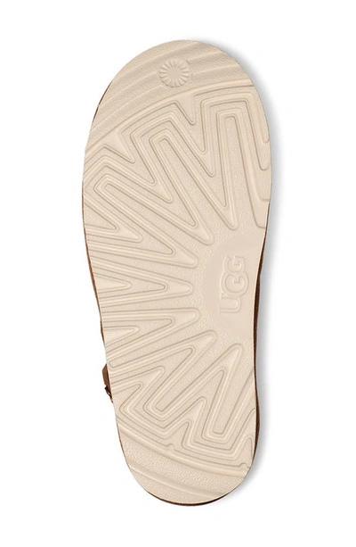 Ugg Kids Goldenstart Slingback Clog Flats In Chestnut