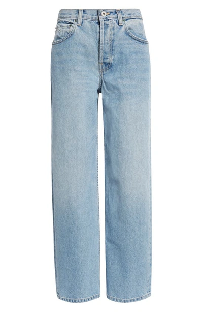Shop Interior The Remy Slouchy Wide Leg Jeans In Faded