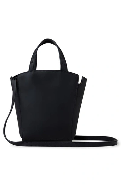 Shop Mulberry Mini Clovelly Leather Tote In Black