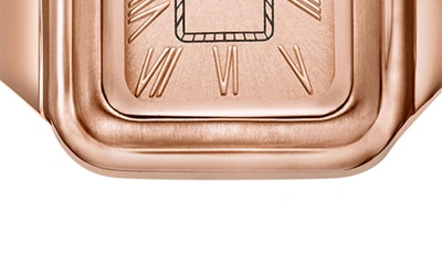 Fossil Raquel Watch Ring, 14mm In Rose Gold