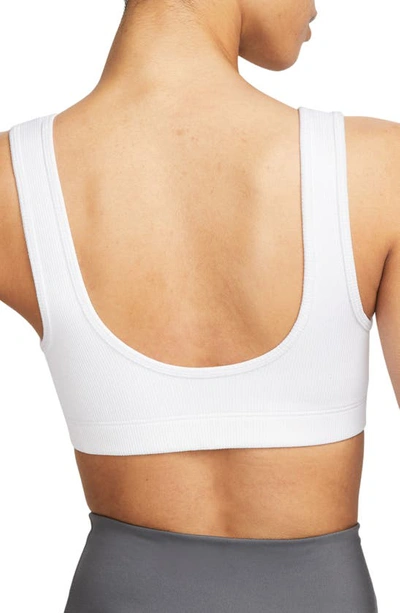 Buy Nike Alate All U Light-support Lightly Lined Ribbed Sports Bra - Brown  At 47% Off