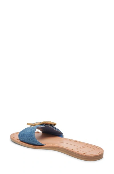 Shop Dolce Vita Dasa Slide Sandal In Blue Denim