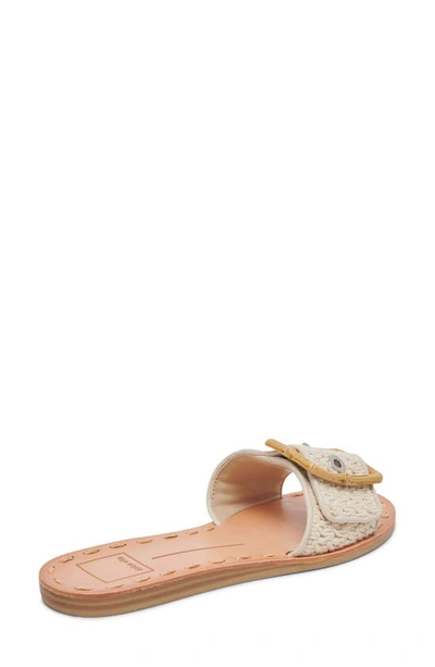 Shop Dolce Vita Dasa Slide Sandal In Sandstone Knit