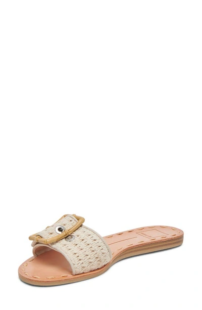 Shop Dolce Vita Dasa Slide Sandal In Sandstone Knit