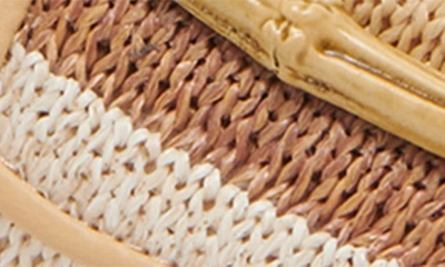 Dolce Vita Dasa Slide Sandal In Tan Multi Raffia