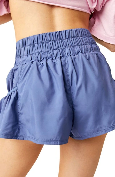 Shop Fp Movement Free People  Get Your Flirt On Shorts In Summer Blueberry